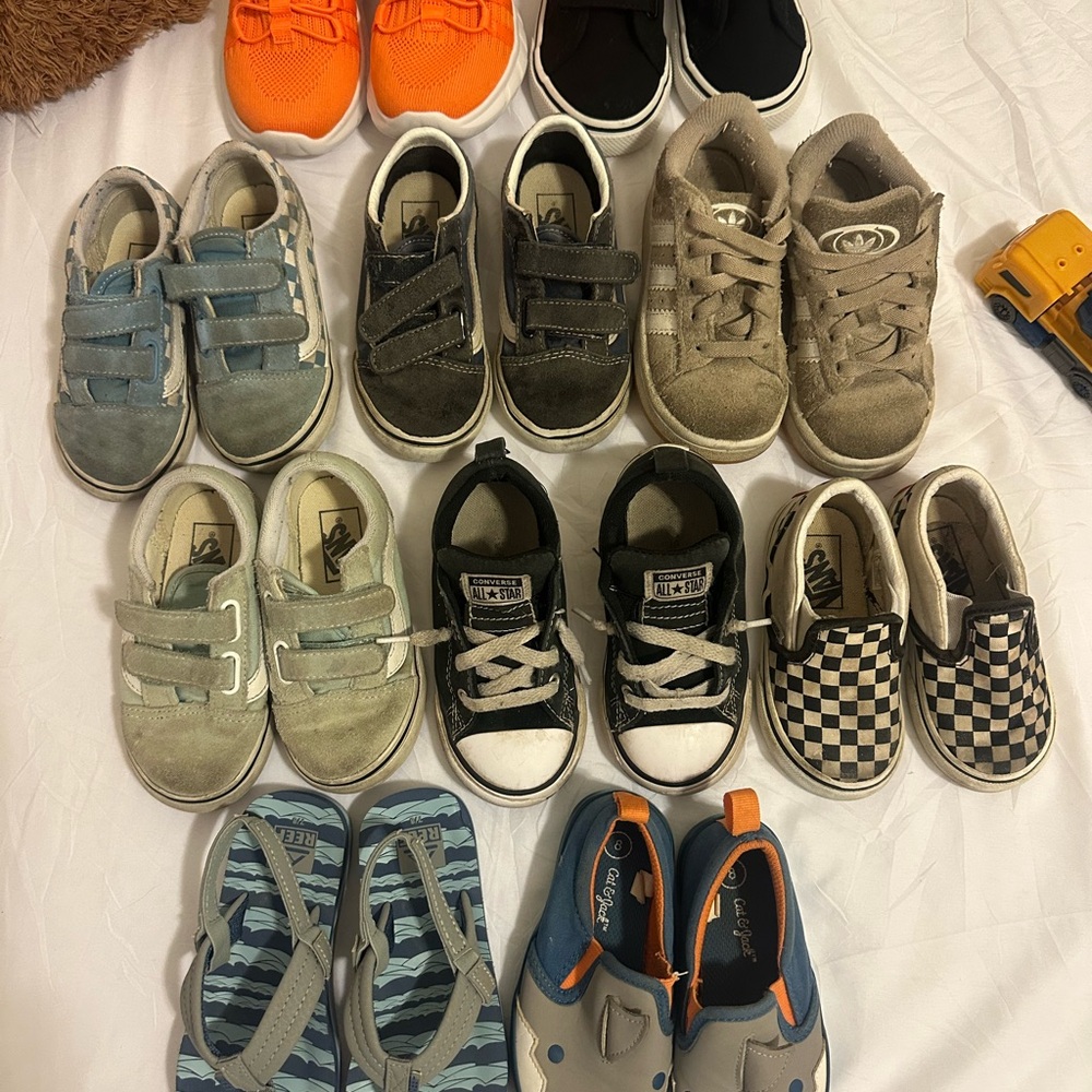 Kids Sneaker Bundle- Vans, Converse, Adidas, Amazon
